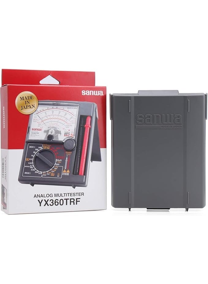 SANWA YX360TRF Analog Multimeter – Professional Japanese Analog Tester for Voltage, Current, Resistance & Continuity – High Accuracy Durable Electrical Measuring Meter - Image 5